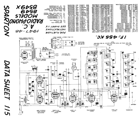 8549X ; Sparton of Canada; (ID = 804363) Radio