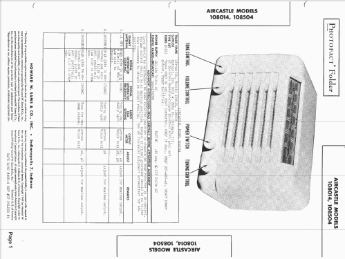 Aircastle 108504 ; Spiegel Inc. (ID = 1509445) Radio