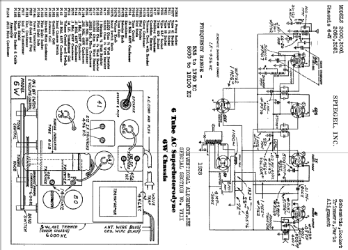 2051 Ch= 6-W; Spiegel Inc. (ID = 543098) Radio