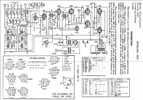 2070 Ch= 1105; Spiegel Inc. (ID = 544182) Radio