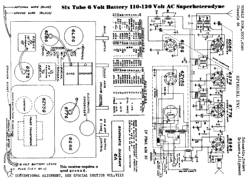 4040 Ch= 6A; Spiegel Inc. (ID = 545642) Radio