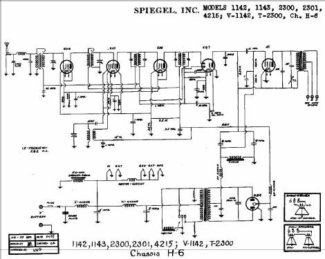 4215 Ch= H6; Spiegel Inc. (ID = 533818) Car Radio