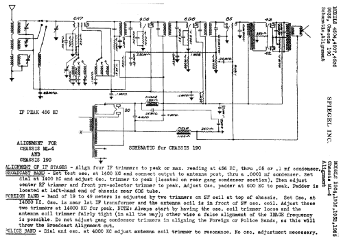 4536 Ch= 190; Spiegel Inc. (ID = 537678) Radio