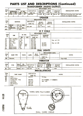 Aircastle 602-182144; Spiegel Inc. (ID = 2793902) Car Radio