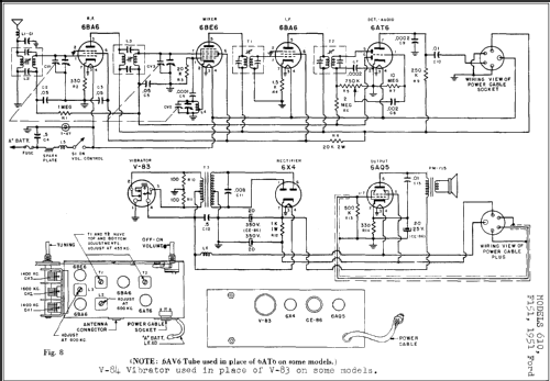 610.F151 1951 Ford; Spiegel Inc. (ID = 236709) Car Radio