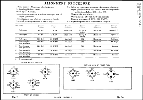 610.F151 1951 Ford; Spiegel Inc. (ID = 236710) Car Radio