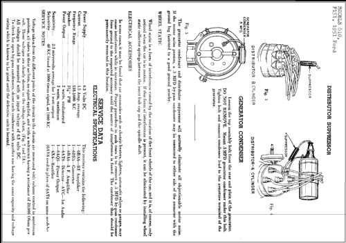 610.F151 1951 Ford; Spiegel Inc. (ID = 236712) Car Radio