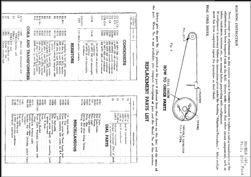 610.F151 1951 Ford; Spiegel Inc. (ID = 236713) Car Radio