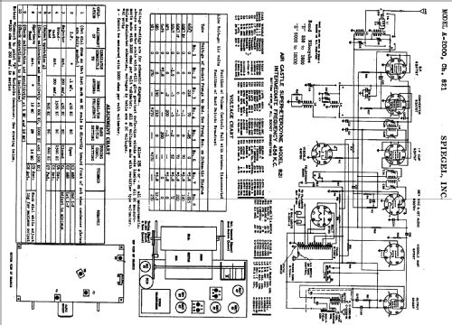 Air Castle AP2000 Ch= 821; Spiegel Inc. (ID = 554036) Radio