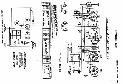 Air Castle AP2104 Ch= 0-44; Spiegel Inc. (ID = 564752) Radio