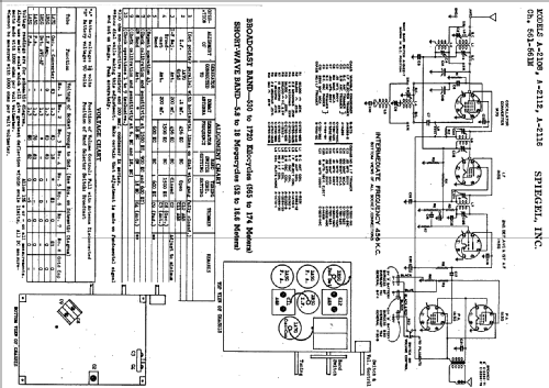 A2108 Ch= 561M; Spiegel Inc. (ID = 550707) Radio