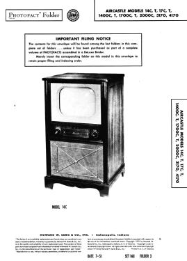 Aircastle 1400C; Spiegel Inc. (ID = 2939944) Television