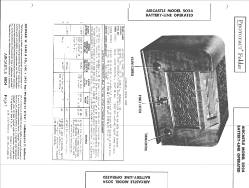 Aircastle 5024; Spiegel Inc. (ID = 2483281) Radio