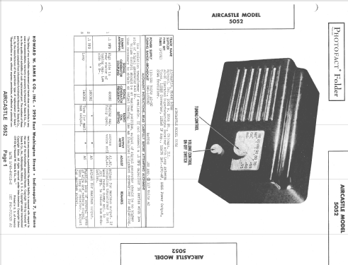 Aircastle 5052 ; Spiegel Inc. (ID = 1395411) Radio