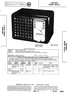 Aircastle 5056A; Spiegel Inc. (ID = 2823557) Radio