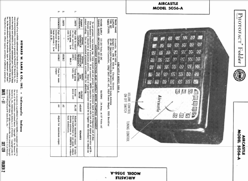 Aircastle 5056A; Spiegel Inc. (ID = 400988) Radio