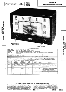 Aircastle 607-315; Spiegel Inc. (ID = 2838181) Radio