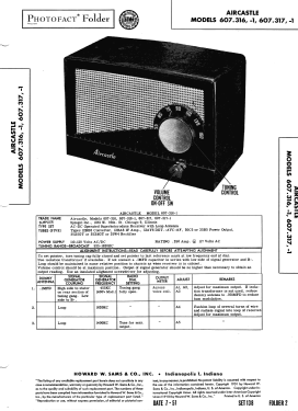 Aircastle 607-316 ; Spiegel Inc. (ID = 2935651) Radio