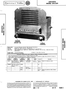 Aircastle 610.C351; Spiegel Inc. (ID = 3076146) Car Radio