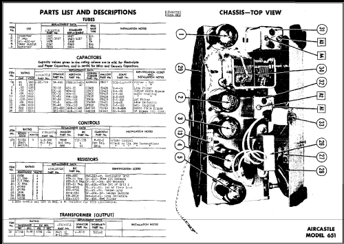 Aircastle 651 Ch= FJ-97; Spiegel Inc. (ID = 482800) Radio