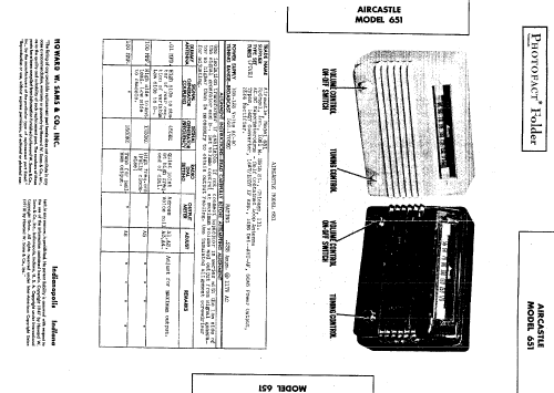 Aircastle 651 Ch= FJ-97; Spiegel Inc. (ID = 482802) Radio