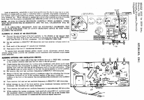 Ch= 73B; Spiegel Inc. (ID = 544877) Radio