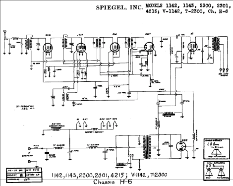 Ch= H-6; Spiegel Inc. (ID = 537161) Radio