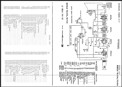 TK514 ; Spiegel Inc. (ID = 483035) Radio