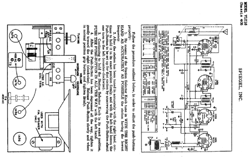 V1216 Ch= 405; Spiegel Inc. (ID = 563608) Radio