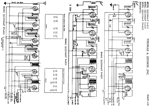 Splitdorf R-100 ; Splitdorf Electrical (ID = 639921) Radio