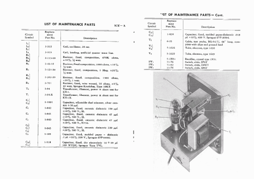 KT-1 Kwik-Test Capacitor Checker; Sprague Electric (ID = 1393811) Equipment