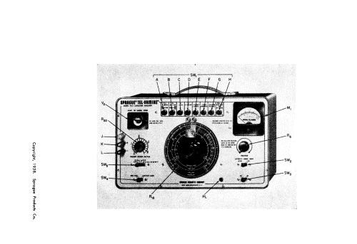 Tel-Ohmike Capacitor Analyzer TO-5; Sprague Electric (ID = 1846991) Ausrüstung