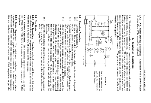 Tel-Ohmike Capacitor Analyzer TO-5; Sprague Electric (ID = 1846999) Ausrüstung