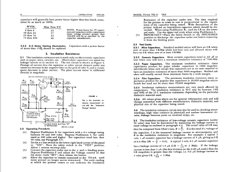 Tel-Ohmike - Capacitor Analyzer TO-6; Sprague Electric (ID = 1393793) Equipment