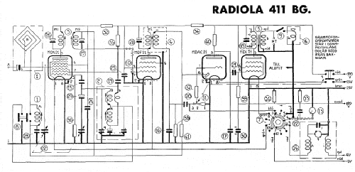 Radiola 411 BG; SR, Svenska (ID = 1620939) Radio