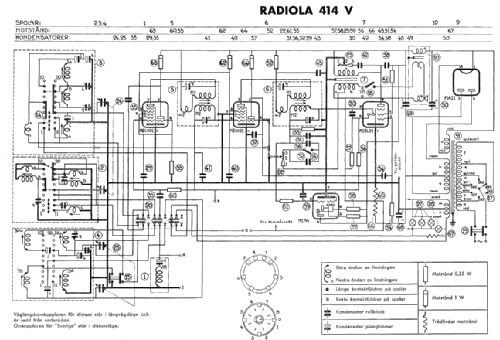 Radiola 414 V; SR, Svenska (ID = 1621448) Radio