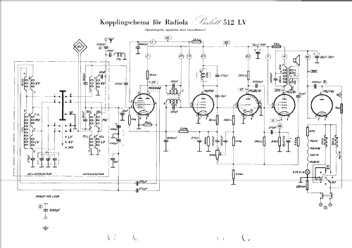 Radiola Balett 512LV; SR, Svenska (ID = 247041) Radio