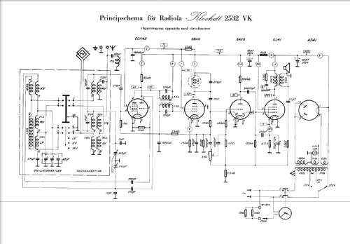 Radiola Klockett 2532VK; SR, Svenska (ID = 343477) Radio