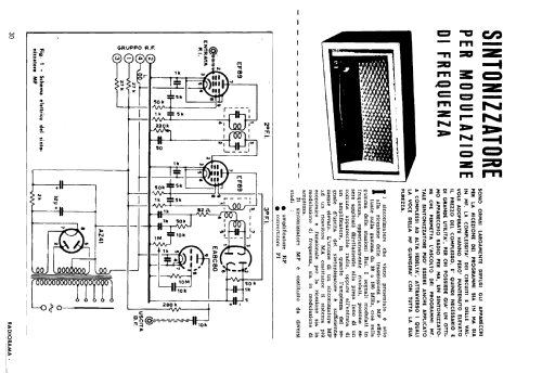 Ricevitore per modulazione di frequenza MF ; SRE - Scuola Radio (ID = 1215739) Radio