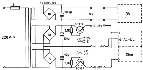 Digitalvoltmeter 3,5 stellig Ch= DV316; Stache Elektronik, (ID = 1981202) Equipment