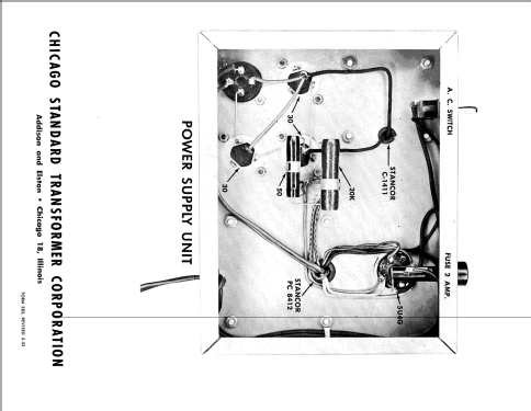 Williamson Amplifier CH-2133 + CH-2134; Stancor; Chicago, (ID = 1218995) Kit