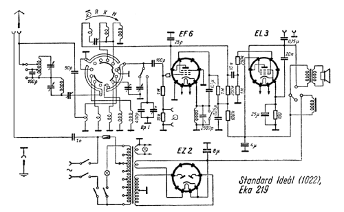 Ideal 1022; Standard; Budapest (ID = 262047) Radio