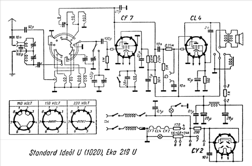 Ideal U 1020; Standard; Budapest (ID = 262046) Radio