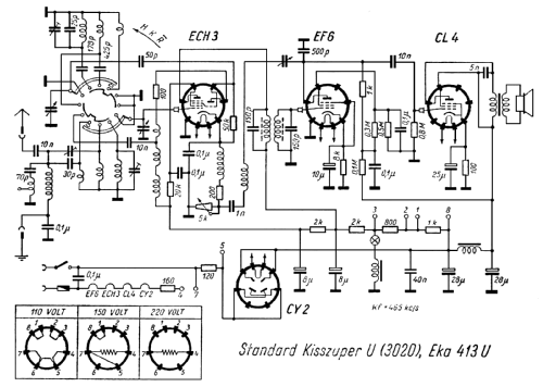 Kisszuper U 3020; Standard; Budapest (ID = 264606) Radio