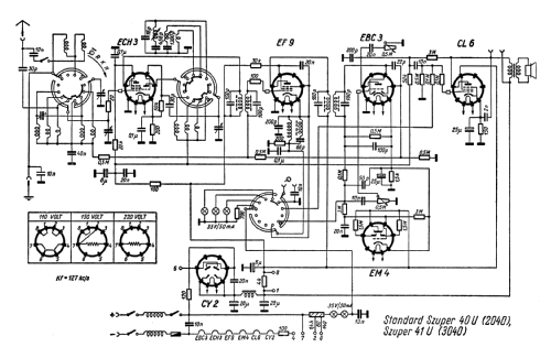 Szuper 41 U 3040; Standard; Budapest (ID = 262332) Radio