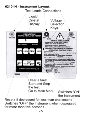 Digital Insulation Tester 6210 IN; Standard Electric (ID = 2895703) Equipment