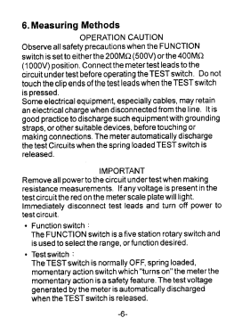 Insulation Tester 1800 IN; Standard Electric (ID = 2895621) Equipment