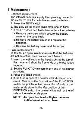 Insulation Tester 1800 IN; Standard Electric (ID = 2895624) Equipment