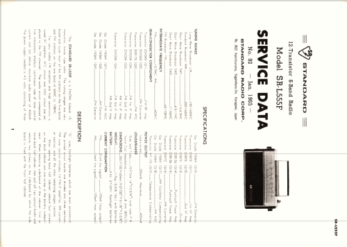 Astrophonic SR-L555F; Standard Radio Corp. (ID = 2562203) Radio