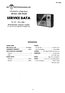 Solid State SR-F408L; Standard Radio Corp. (ID = 2946978) Radio